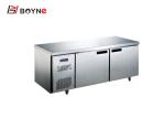 Commercial Undercounter Refrigerator Freezer 2 Door Self - Closing Energy Saving