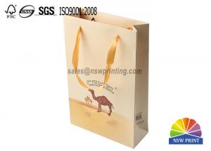 China Custom Excellent Handcraft CMYK Printing Wold Trade Paper Bag factory