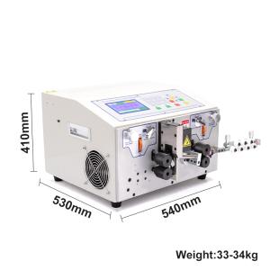 10mm2 Round Wire Cutting Stripping Machine Cutting Crimping