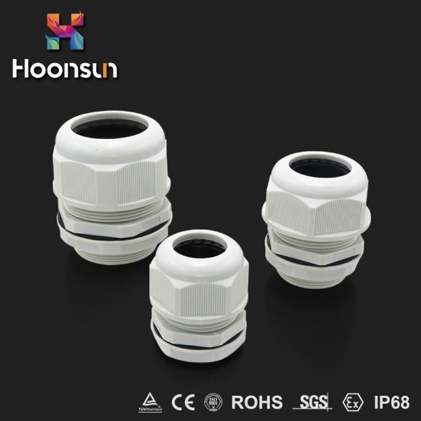 M25 Thread Dustproof Waterproof IP68 Nylon Cable Gland With Balck Customized