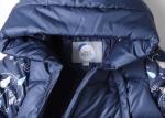 Bilemi Baby Rabbit DarkBlue Patchwork Soft Solid Warmest Parka Windbreaker Zip