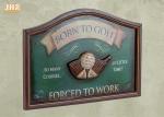 Golf Club Wall Decor Antique Wooden Wall Signs Decorative Golf Wall Plaques