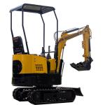 1700kg Crawling Household Mini Excavator EPA Hydraulic With Arm Cylinder