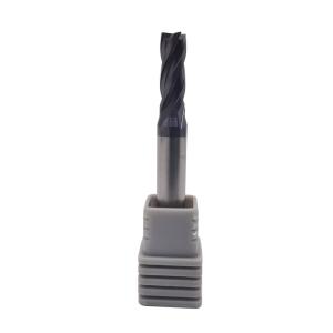 China 65HRC 5mm 4 Flutes Cemented Carbide End Mill For Stainless Steel factory