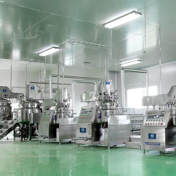 Electric / Steam Heating Vacuum Liquid Mixer Machine With Precise Temperature