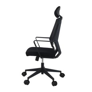 China Nylon Base Ergonomic Desk Chair Black Ergo Mesh High Back 12.27 KGS factory