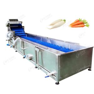 China Multiple Temperature Control Carrot Washer Washing Machine Radish Cleaning Machine factory