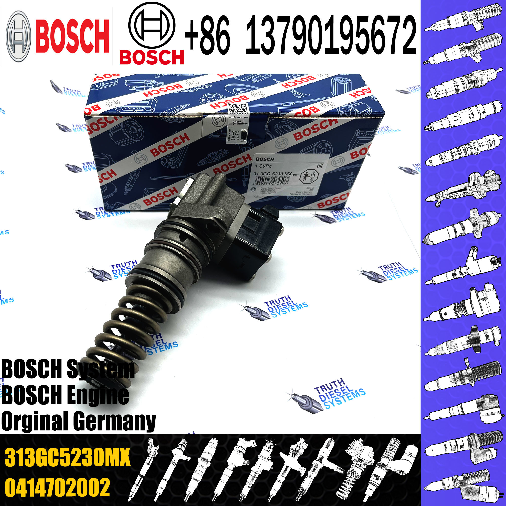 Injector Pump 313GC5230M 313GC5230MX For DAF XF95 95XF 480 CF75-85