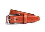 Classic Pin Buckle Double Side Tan Mens Casual Leather Belts