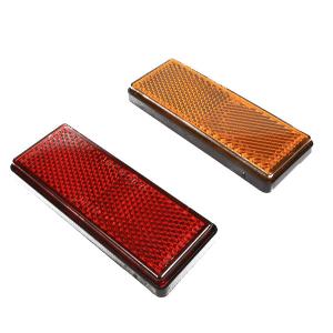 China Rectangle Trailer Reflectors Safety Warning Sign Rust And Pressure Resistance factory