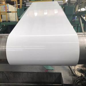 China Z200 Prepainted Galvanized White Color PPGI Steel Coil For Making Whiteboards factory