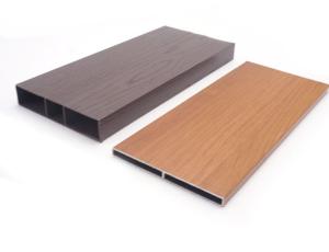 China Wood Grain Color 6M Desk Square Tube Furniture Aluminum Profiles factory