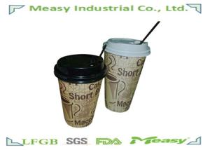 China 80mm / 90mm PS Paper Cup Lids Black For Hot Coffee Drinking Cup factory