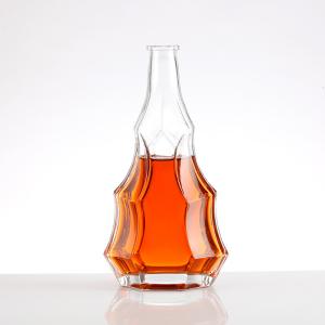 China Custom Make 200ml 375ml 500ml 750ml 1000ml Glass Bottle for Vodka Gin Whisky Beverage factory
