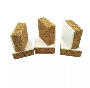 China Wholesale Price 35*35*14+2MM Protection Spacers with Foam Separator Cork Pads For Glass factory