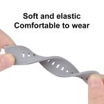 Colorful 22mm Silicone Watch Strap With Simple Stylish For Sports