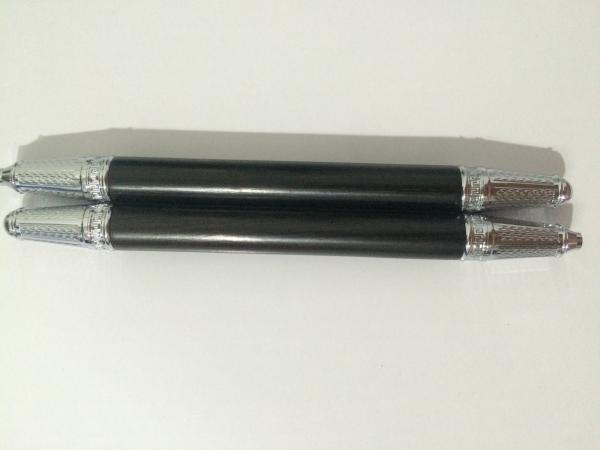 5D Eyebrow Microblading Manual Tattoo Pen with Wood Double Head , Cosmetic