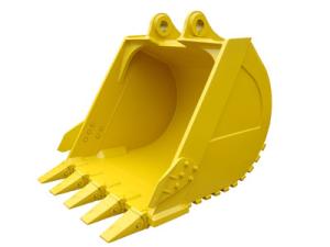China Heavy Duty PC400 Komatsu Excavator Bucket For Digging Earth 0.5m3 - 5m3 factory