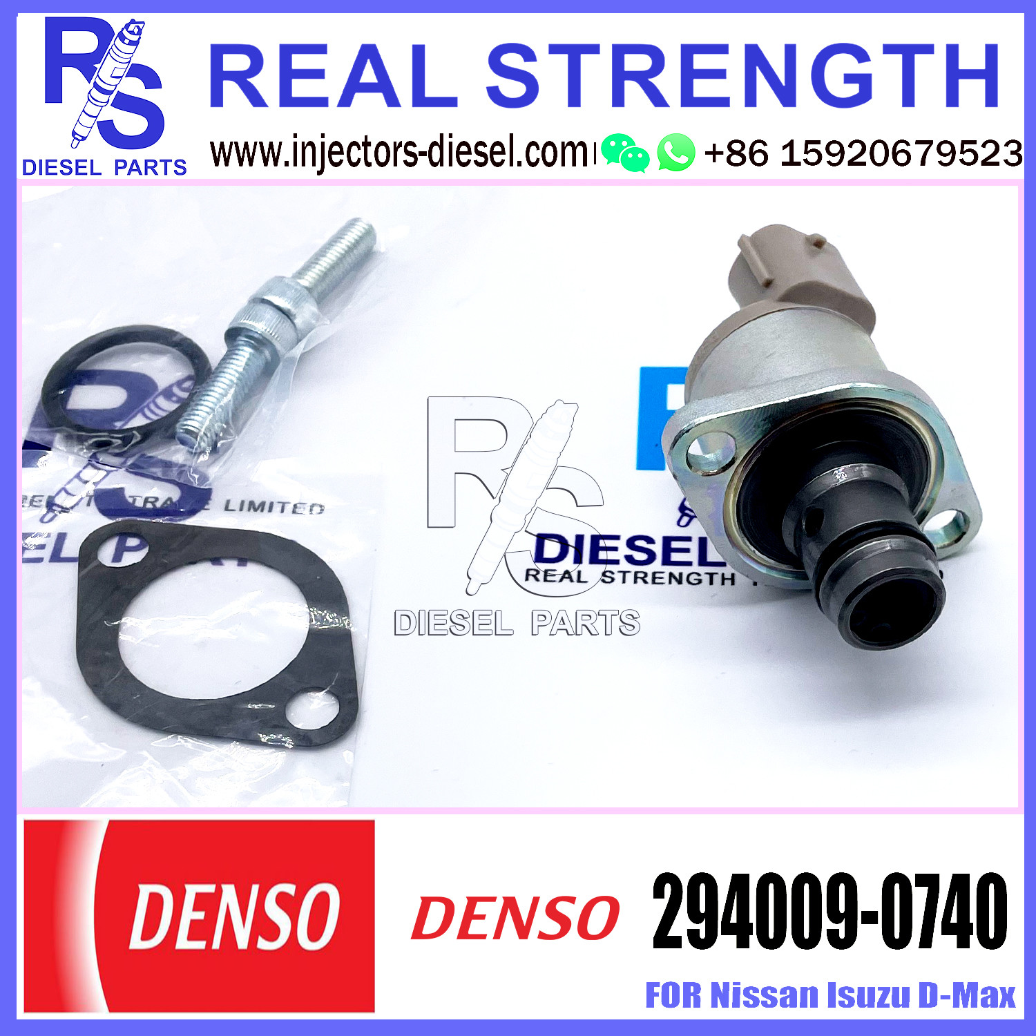 DENSO Suction Control Valve 294009-0740 Applicable to Nissan Navara NP300/ISUZU HOLDEN D-MAX RODEO COLORADO 2.5 3.0
