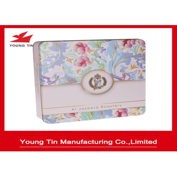 China Empty Biscuits Packaging Square Metal Tins factory