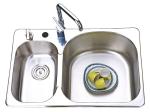 OEM ODM Double Bowl Kitchen Sink SUS304 Stainless Steel Kitchen Sink Press