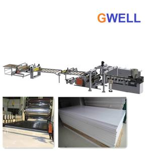 China PP PE ABS PVDF Cabinet Board Extrusion Line 600kg H factory