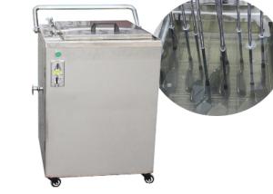 China 49L Stainless Steel Coin Unit Ultrasonic Golf Club Cleaner with Handle / Castors factory
