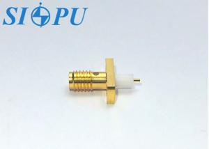 China SSMA Female RF Coaxial Connector – Microstrip, Flange Mounted factory
