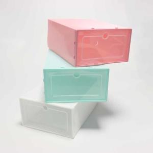 China Portable Lidded Household Shoe Box With Magnetic Collapsible Weight 0.225kg factory
