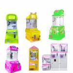 Small Dolls Vending Mini Toy Claw Machine 30KG Metal Acrylic Coin Operated