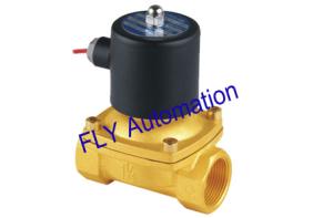 China EPDM or fluororubber 36V Unid 2 Ways Brass Zinc Alloy Water Solenoid Valves 2W350-35 factory