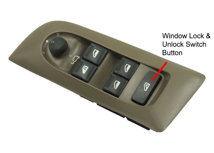 Peugeot Samand Window Lifter Switch Master Window Control Switch With Removal Tool