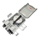 8 Core Waterproof Fiber Optic Distribution Box With Mini SC Adapter