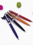 Best quality blue color metal engraving logo ball point pen