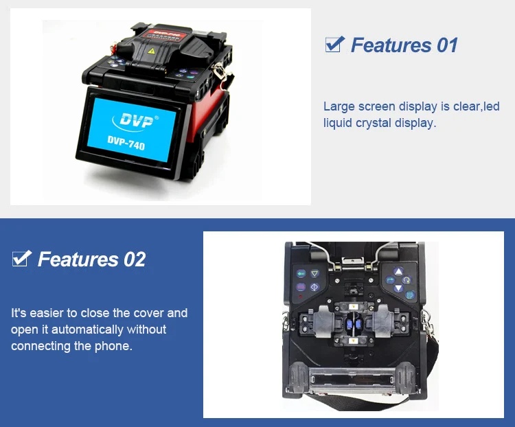 1 Handheld FTTH Arc Splicing Welding Machine for RJ45 SM/MM/DS/NZDS Fiber Optic Splicer