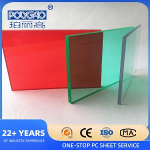 China POLYGAO 10 Years Warranty 4x8 Sheet Plastic Polycarbonate Roll Clear Panel 10mm Polycarbonate solid sheet Greenhouse for Sale on sale