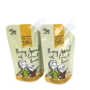 China 100mic 500ml High End Plastic Stand Up Pouch With Spout Packaging factory
