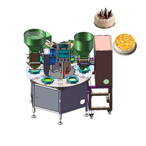 China PLC Full Automatic Cake Production Line 220V For Cake Base Making factory