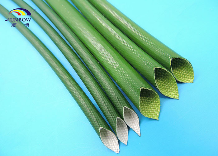 2500V Colorful Fiberglass high temperature sleeve Coated Silicone Resin For Motors