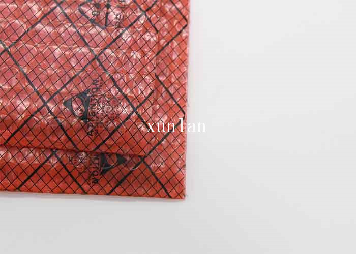 Red Matte Electrostatic Discharge Bag , Heat Sealed Clear Anti Static Bags