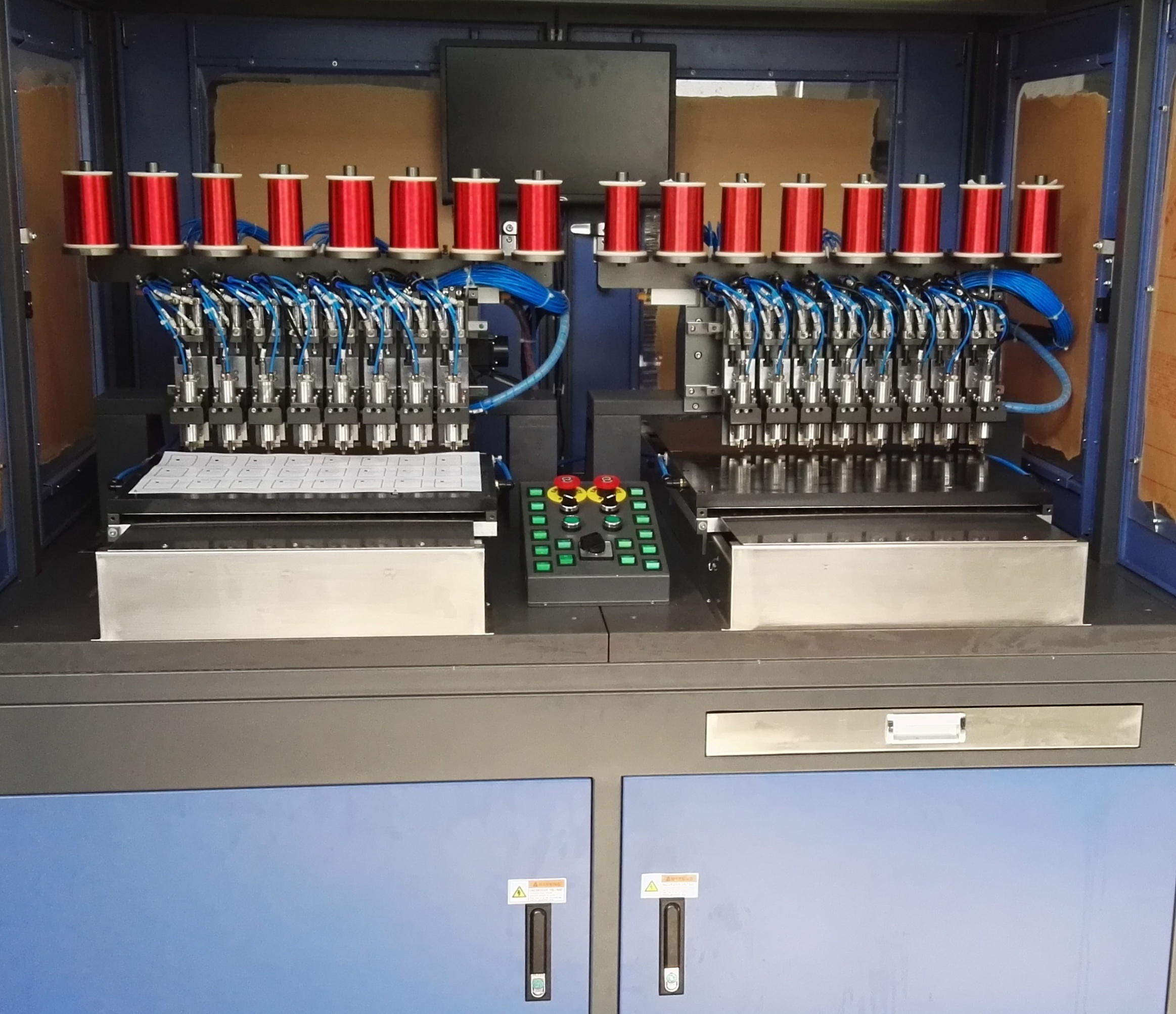 MOXA motion +Mitsubishi servo contorl Fast speed RFID Card INLAY prelam Sheet Antenna Implanter YAE-216