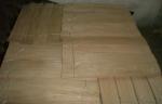 Engineered Ash Hardwood Veneer Flooring Brown , Inlay Veneer Sheet