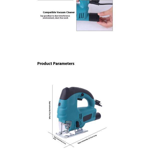 BobenMulti-function JigSaw Miter Cutting Machine Wood AluminumPlastic Panel Electric Reciprocating Saw Wood Cutting Saw Portable