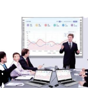 China 63 Inch Interactive Whiteboard Infrared Touch Smart Board For training / teaching factory