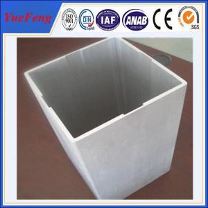 China 6063 t5 extruded aluminum profiles prices factory / Aluminium square tubular profile factory