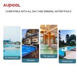 15-45g Chlorine Output Salt Chlorine Generator AUPOOL 2 In 1 For Public Swimming