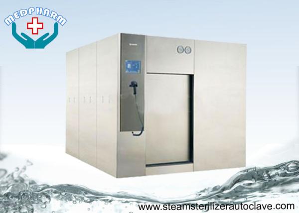PLC System Large Pharmaceutical Autoclave Steam Sterilizer With Horizontal