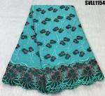 Good quality wedding dress swiss voile 100% cotton lafaya lace african French