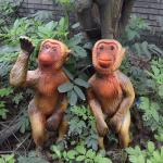 Anti Rust Animatronic Animal Robot Animatronic Chimpanzee For Children