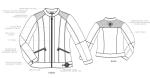 Zip Through Chocolate Ladies PU Jacket With Embroidery And Metal Ingot TW84949